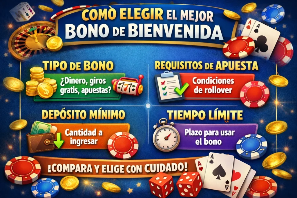 CÓMO ELEGIR EL MEJOR BONO DE BIENVENIDA
