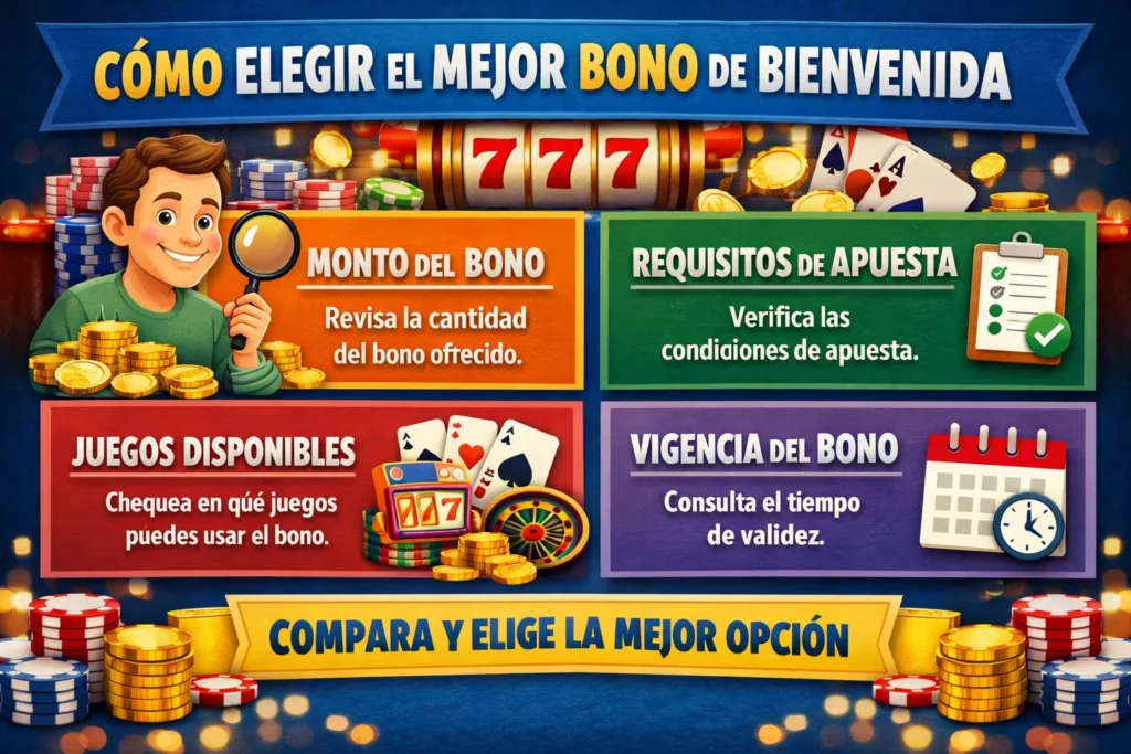 CÓMO ELEGIR EL MEJOR BONO DE BIENVENIDA
