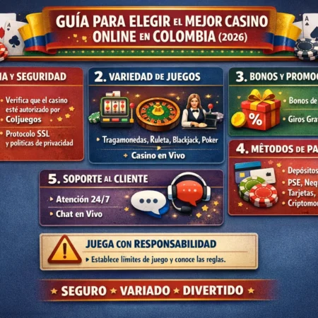 Guía para elegir el mejor casino online en Colombia (2026)